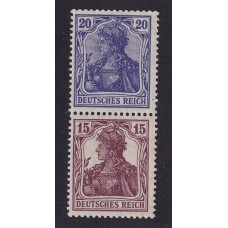 ALEMANIA 1917 ESTAMPILLAS SE-TENANT ZUSAMMENDRUCKE NUEVAS CON GOMA DE GRAN CALIDAD MI. S10 9 EUROS